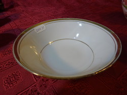 Japanese porcelain bowl, with gold stripe, top diameter 15.6 cm. He has!