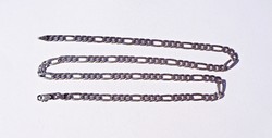 50,7 cm. hosszú, 5 mm. széles 925-ös olasz nyaklánc