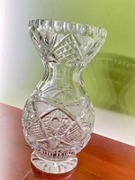 Káprázatos ólomkristály váza 