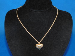 Arany  női 14k  nyaklánc szív medállal  5.3 gr