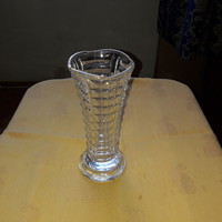Retró üveg váza (19 cm)