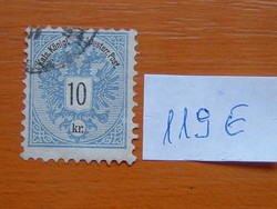 AUSZTRIA OSZTRÁK 10 KR 1883-as címer - fekete feliratok 119E