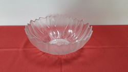 Glass bowl for fruit and salad