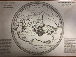 Antik Földközi tengeri térkép