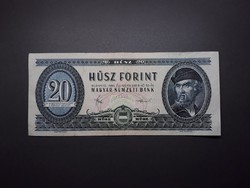 20 Forint 1980 - Régi, retró papír húsz ft-os papírpénz bankjegy eladó