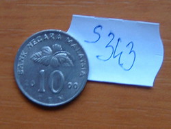 MALAYSIA MALAJZIA 10 SEN 2000  S343