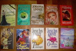 10 db romantikus regény, Julia Quinn, Johanna Lindsey, Catherine Anderson, Krentz...