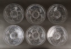 1C243 Retro six-person glass plate set