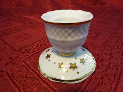 Ravenclaw porcelain candle holder, with a gold star, height 4.5 cm. He has!