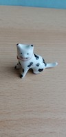Porcelán cica macska figura