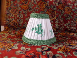 Herendi lámpaernyő / ernyő / lámpabura / bura zöld Apponyi mintával