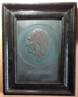 Iván István: Liszt Ferenc bronz dombormű