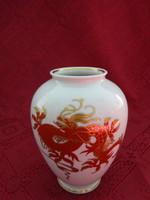 Wallendorf German porcelain vase, hand painted, height 13 cm. He has!