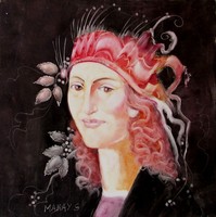 Szász Endre stílusban festett  - NAGY