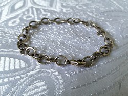 Marked silver bracelet