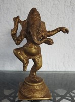 Ganésa, elefánt Isten indiai réz szobor