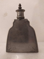 Antik ón vésett biedermeier parfüm tartó szelence törött kupakkal 20.századi másolat