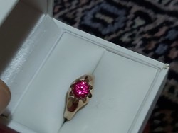 14 K antik arany gyűrű