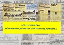 1967 november 19  /  Népsport  /  Nagyszerű ajándékötlet! Eredeti újság Ssz.:  17919