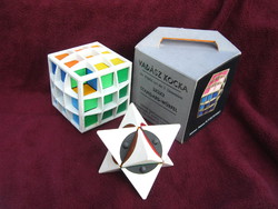 Dino Star (Magic Star) Logic Game Rare - 80s + Hunter Cube from 1996