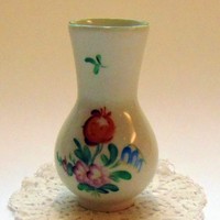 Herend-Tertia virágos kis váza 9 cm