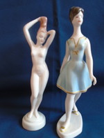 2 db  hibátlan női szobor melyek  vitrin állapotban vannak