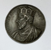 Lothár nyugati frank király plakett.1839