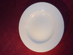 Granite Hungarian porcelain, white deep plate, diameter 23 cm. He has!