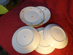 Zsolnay porcelain, red/yellow floral plate. He has!