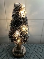 Karácsonyi dekoráció világító fenyő