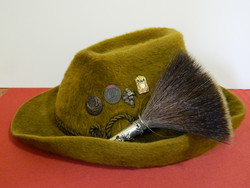 Gottfried Schätz német nyúlszőr vadász kalap kalapdíszekkel