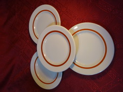 Lowland porcelain, brown striped cake plate, diameter 17.5 cm. He has!