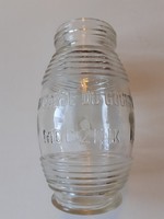 Régi mustáros üveg Mocznik L. palack 19 cm