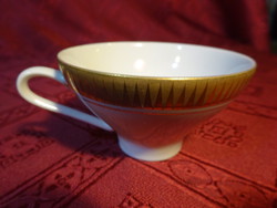 Bareuther bavaria german porcelain coffee cup with gold border. He has!