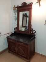 Art Nouveau bathroom cabinet