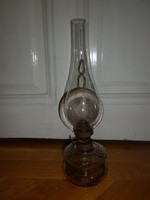régi fali akasztós üveg petróleum lámpa