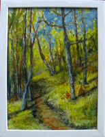 Moona - Tavaszi erdő EREDETI Moona festmény