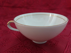German porcelain teacup from Mitterteich Bavaria. Antique, ears richly gilded. He has!
