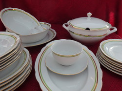 Bohemia Czechoslovak porcelain tableware with tereza, 24 pieces. He has!