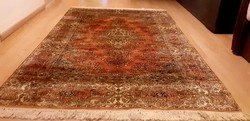 Csodálatos Kézi Selyem Perzsa szőnyeg 