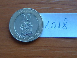 JAMAICA JAMAIKA 20 DOLLÁR 2008 BIMETÁL (Magnetic) #1018