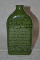  Zsolnay írásos butella  ( DBZ 00123 )
