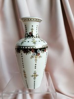 Gyönyörű Zsolnay kék-arany dekoros váza