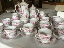 Volkstedt porcelain 12-person tea and coffee set