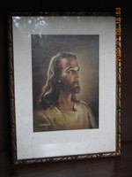 Jézust ábrázoló szentkép, kép, metszet, nyomat, fénykép