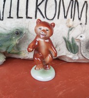 Gyönyörű Drasche porcelán maci,medve  nipp, figura. Nosztalgia darab