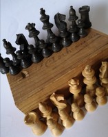 Régi vintage sakk / tábla nélkül