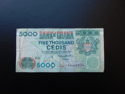 5000 cedis 1999 Ghana  01