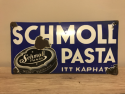 Schmoll pasta - zománctábla (zománc tábla)