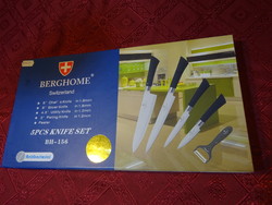 Berghome switzerland set of five quality knives in original box. He has!